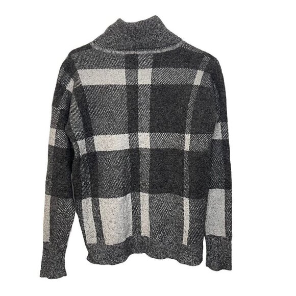 Banana Republic Extra Fine Merino Wool Blend Mock Neck Sweater Size M - Picture 2 of 5